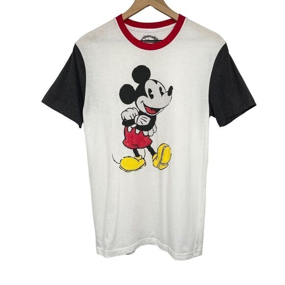 Disney Tops - 2/$30 Disney Mickey Mouse Retro Short Sleeve Crewneck T-Shirt Tee Shirt Top